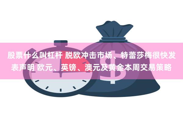 股票什么叫杠杆 脱欧冲击市场、特蕾莎梅很快发表声明 欧元、英镑、澳元及黄金本周交易策略