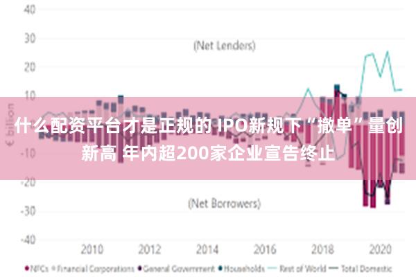 什么配资平台才是正规的 IPO新规下“撤单”量创新高 年内超200家企业宣告终止