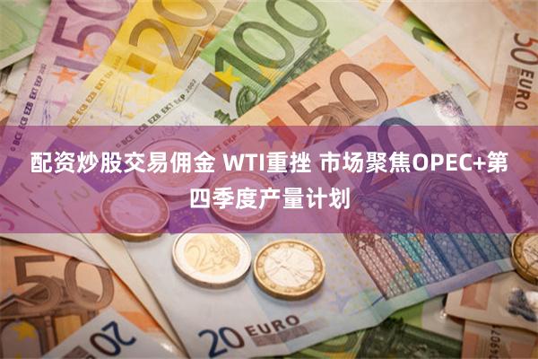 配资炒股交易佣金 WTI重挫 市场聚焦OPEC+第四季度产量计划